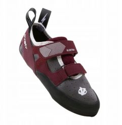 Buty wspinaczkowe Evolv Elektra - grey/merlot. Czerwone buty sportowe męskie Ocun, bez wzorów, bez zapięcia. Za 428.99 zł.