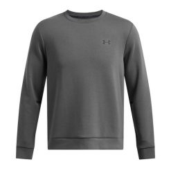 Bluza męska Under Armour Unstoppable Fleece Crew. Szare bluzy męskie Under Armour, m, bez wzorów, sportowe, bez ramiączek, bez kaptura. Za 259.99 zł.