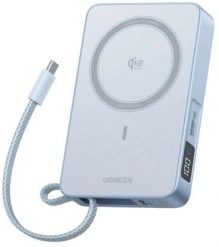 Powerbank Ugreen Powerbank magnetyczny 10000mAh Ugreen MagFlow PB773, Qi2 25W (szary). Szare powerbanki Ugreen. Za 299.00 zł.