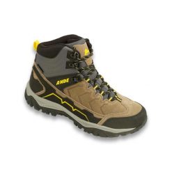 Buty Outdoor Ande Hiker High Wp Dorośli. Brązowe obuwie trekkingowe damskie ANDE, z zamszu, bez zapięcia. Za 393.99 zł.