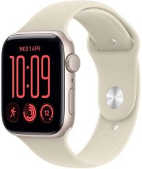 Smartwatch Apple Watch SE 3 GPS 44mm Starlight Alu Sport M/L Piaskowy (MJL54MP/A). Zegarki smartwatch Apple, bez wzorów. Za 1,380.82 zł.