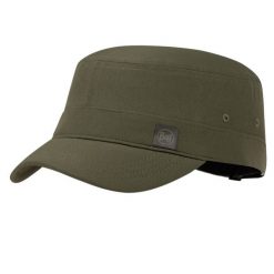 Czapka z daszkiem dla dorosłych Military Cap. Zielone czapki damskie Buff, bez wzorów, z elastanu. Za 119.99 zł.