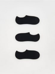 Skarpetki 3 pack - czarny. Czarne skarpetki damskie Reserved, bez wzorów. Za 39.99 zł.