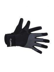 Craft ADV Lumen Fleece Glove – Biegowe rękawiczki z odblaskami na zimę – Black. Czarne rękawiczki męskie Craft, na zimę, bez wzorów, z elastanu. Za 153.50 zł.