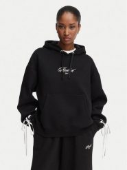 Reebok Bluza Dagmara RK25698CCW Czarny Oversize. Czarne bluzy damskie Reebok, xs, bez wzorów, z bawełny, bez ramiączek, bez kaptura. Za 279.99 zł.