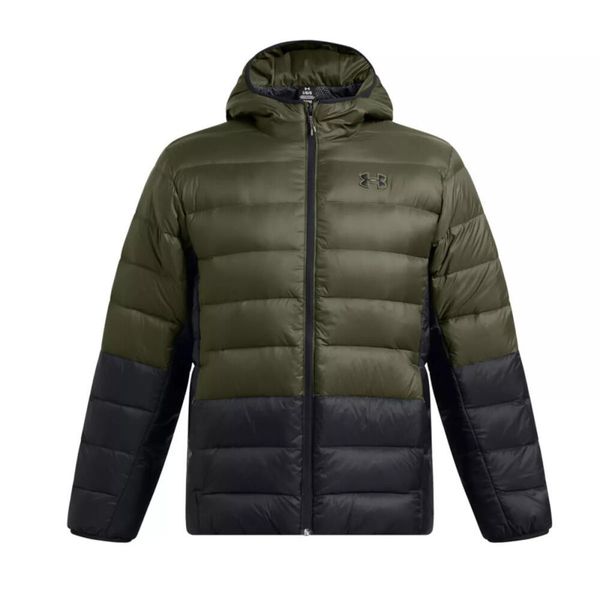 Kurtka puchowa Under Armour Legend. Czarne kurtki męskie Under Armour, s, bez wzorów, z dzianiny, z kapturem. Za 776.55 zł.