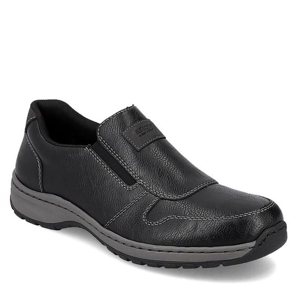 Półbuty Rieker. Brązowe półbuty damskie Rieker, bez wzorów, bez obcasa, na płaskiej podeszwie, bez zapięcia. Za 329.99 zł.