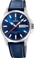 Zegarek Festina Zegarek męski Festina F20358-3 niebieski. Niebieskie zegarki męskie Festina, bez wzorów. Za 381.00 zł.
