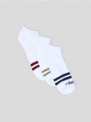 Skarpetki frotte 3 pack - kremowy. Białe skarpety męskie Sinsay, bez wzorów. Za 12.99 zł.