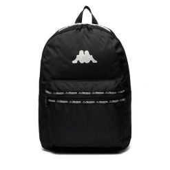 Plecak Kappa. Czarne plecaki męskie Kappa, bez wzorów, sportowe. Za 99.99 zł.