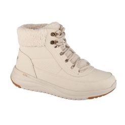 Buty zimowe damskie, On-The-Go Stellar - Alpine Adventure. Białe obuwie sportowe damskie Skechers, na zimę, bez wzorów, z materiału, bez zapięcia, trekkingowe. Za 584.00 zł.