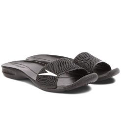 Klapki damskie Speedo Atam II Max AF. Białe klapki damskie Speedo, bez wzorów, z materiału, sportowe, bez obcasa, bez zapięcia. Za 97.16 zł.