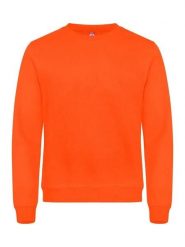 Clique Basic Roundneck bluza unisex, miękki materiał z powłoką. Brązowe bluzy damskie CLIQUE, m, bez wzorów, z bawełny, bez ramiączek, bez kaptura. Za 158.26 zł.