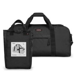 Torba podróżna Eastpak Terminal Plus. Czarne torby podróżne damskie Eastpak, bez wzorów, z materiału, na ramię. Za 318.55 zł.