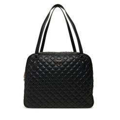Torba Guess. Czarne torby podróżne damskie Guess, z aplikacjami. Za 649.99 zł.