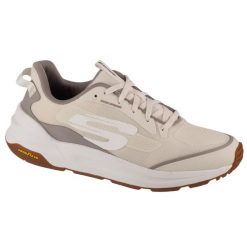 Buty sportowe Sneakersy męskie, Global Jogger - Covert. Białe buty sportowe męskie Skechers, bez wzorów, bez zapięcia, trekkingowe. Za 389.99 zł.