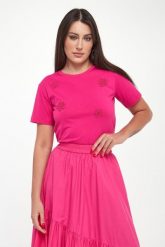 T-shirt damski TWINSET U&B. T-shirty damskie Twinset U&B, xs, bez wzorów, bez kołnierzyka, bez ramiączek. Za 509.00 zł.