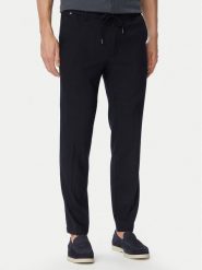 BOSS Spodnie materiałowe H-Kanel 50557859 Granatowy Regular Fit. Niebieskie spodnie materiałowe męskie Boss, bez wzorów, z materiału. Za 679.99 zł.