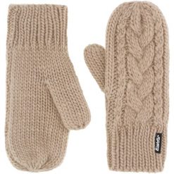 Rękawice Eisbar Afra Mittens. Białe rękawiczki damskie Eisbar, bez wzorów. Za 199.90 zł.
