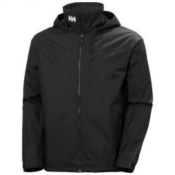 Kurtka uniwersalna męska Helly Hansen Crew Hooded 2.0. Czarne kurtki męskie Helly Hansen, m, bez wzorów, z syntetyku, klasyczne, z kapturem. Za 618.99 zł.