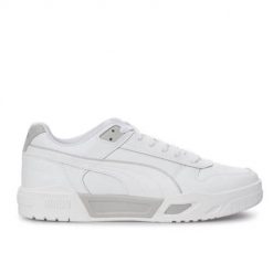 Buty do chodzenia męskie Puma 39655302. Białe buty sportowe męskie Puma, bez wzorów, z materiału, bez zapięcia, trekkingowe. Za 336.00 zł.
