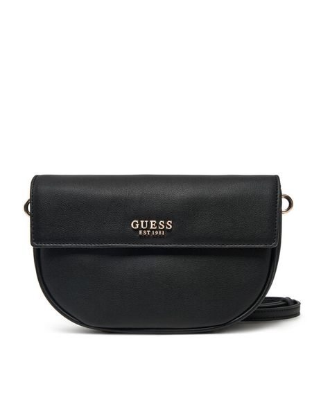 Guess Torebka HWBG96 45190 Czarny. Czarne listonoszki damskie Guess, z aplikacjami, ze skóry, bez dodatków. Za 259.99 zł.