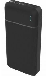 PLATINET POWER BANK SET 20000 mAh + 20W PD CHARGER + 1M CABLE BLACK [46219]. Czarne powerbanki Platinet. Za 60.98 zł.