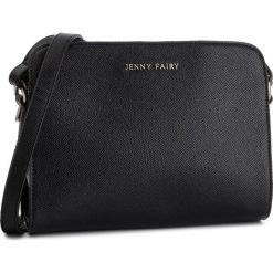 Torebka JENNY FAIRY - RH1086 Black 1. Czarne listonoszki damskie Jenny Fairy, bez wzorów, ze skóry ekologicznej, bez dodatków. Za 89.99 zł.