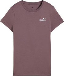 Koszulka damska Puma ESS Small No.1 Logo Tee Cool fioletowa 682373 88 S. Fioletowe bluzki damskie Puma, s, bez wzorów, bez kołnierzyka, bez ramiączek. Za 134.64 zł.