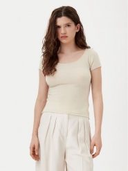 American Vintage Bluzka Raxow RAX18CH24 Beżowy Slim Fit. Brązowe bluzki damskie American Vintage, s, bez wzorów, z wełny, vintage, bez kołnierzyka, bez ramiączek. Za 539.99 zł.