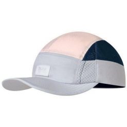 Czapka z daszkiem biegowa unisex Buff 5 Panels Light Grey ochrona UV. Szare czapki damskie Buff, bez wzorów, sportowe. W wyprzedaży za 76.46 zł.