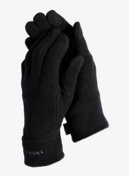 Rękawiczki polarowe Trekmates Annat Glove. Czarne rękawiczki męskie TREKMATES, bez wzorów, z materiału. Za 74.79 zł.