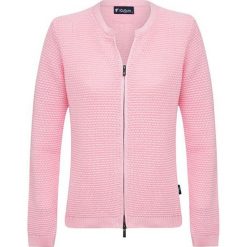 Kardigan w kolorze jasnoróżowym. Czerwone kardigany damskie Denim Culture, l, bez wzorów, z bawełny, bez kołnierzyka. W wyprzedaży za 144.95 zł.
