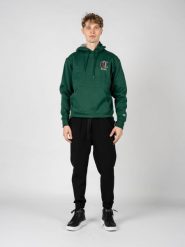 Champion Bluza "Hoodie" | HBGF89H586NKA | Mężczyzna | Zielony. Zielone bluzy męskie Champion, m, bez wzorów, z bawełny, bez kaptura. W wyprzedaży za 169.00 zł.