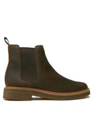 Clarks Sztyblety Clarkdale Easy 261735327 Brązowy. Brązowe botki męskie Clarks, bez wzorów, z nubiku, bez obcasa, bez zapięcia. Za 579.99 zł.