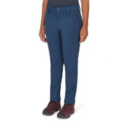 Spodnie softshellowe damskie Rab Women's Incline Pants. Niebieskie spodnie sportowe damskie RAB, na lato, bez wzorów, sportowe, trekkingowe. Za 414.99 zł.