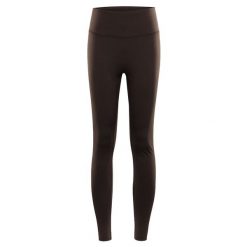 Legginsy damskie sportowe Alpine Pro Nosqa. Brązowe legginsy damskie Alpine Pro, bez wzorów, z elastanu. Za 209.00 zł.
