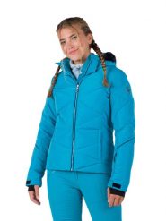 Kurtka Narciarska Rossignol damska W Staci pearly JKT turkusowa. Niebieskie kurtki sportowe damskie Rossignol, na zimę, l, z aplikacjami, z poliesteru, bez ramiączek, bez kaptura, narciarskie. Za 1,531.25 zł.