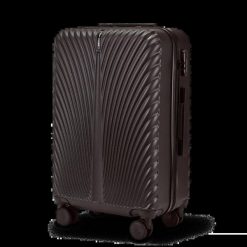 Walizka Średnia WINGS SWAN 2.0 24" BLACK. Czarne walizki damskie Wings, bez wzorów, z materiału, średnie. Za 209.90 zł.
