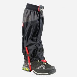 Stuptuty wysokie trekkingowe MILLET High Route Gaiters czarne dwr. Czarne trekkingi męskie Millet, na lato, z materiału, bez zapięcia. Za 262.65 zł.