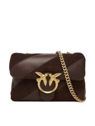 PINKO Torebka Love Puff Mini Cl AI 25-26 PLTT 100039 A2JY Brązowy. Brązowe torebki do ręki damskie Pinko, bez wzorów, ze skóry, bez dodatków. Za 1,259.00 zł.