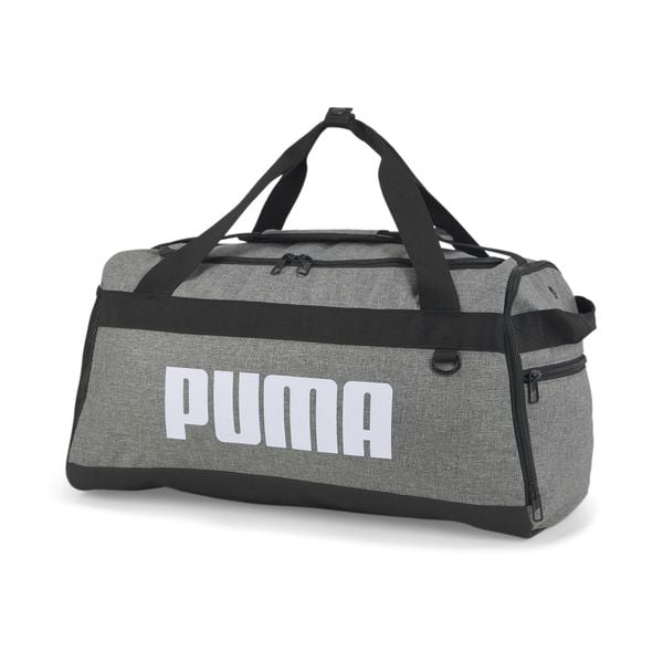 Torba sportowa Challenger S PUMA Medium Gray Heather. Szare torby sportowe męskie Puma, bez wzorów, z materiału. Za 139.00 zł.