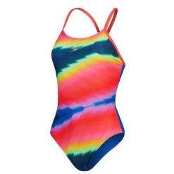 Strój kąpielowy jednoczęściowy damski na basen Speedo Allover. Czerwone stroje kąpielowe damskie Speedo, xs, bez wzorów. Za 279.99 zł.