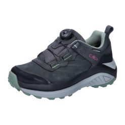Damskie buty trekkingowe CMP Juukat Fitgo WP Low. Czarne obuwie trekkingowe damskie CMP, z gumy, bez zapięcia. Za 535.90 zł.