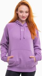 Under Armour Bluza z kapturem kangurka damska Under Armour Rival Fleece Hoodie fioletowa 1379500 560 S. Fioletowe bluzy damskie Under Armour, s, bez wzorów, bez ramiączek, z kapturem. Za 246.97 zł.