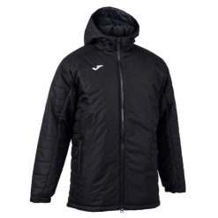Polar parka Joma Cervino. Czarne bluzy sportowe męskie Joma, l, bez wzorów, z polaru, sportowe, bez kołnierzyka, bez kaptura. Za 562.00 zł.