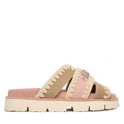 Klapki Mou. Klapki damskie Mou, bez wzorów, bez obcasa, bez zapięcia. Za 899.99 zł.