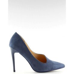 Szpilki asymetryczne niebieskie C-11 Blue. Niebieskie szpilki damskie ButyModne, bez wzorów, z materiału, bez obcasa, na obcasie, bez zapięcia. Za 67.96 zł.