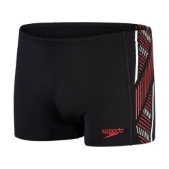 Bokserki kąpielowe męskie Speedo Tech Panel Aquashort. Czarne kąpielówki męskie Speedo, m, bez wzorów. Za 89.99 zł.