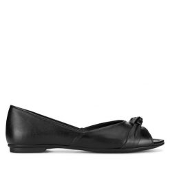 Baleriny Lasocki. Czarne balerinki damskie Lasocki, bez wzorów, bez obcasa, bez zapięcia. Za 149.99 zł.